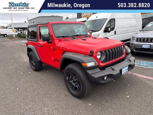 Firecracker Red Clearcoat 2026 Jeep Wrangler Sport