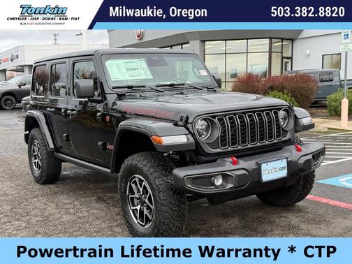 Black Clearcoat 2026 Jeep Wrangler Rubicon