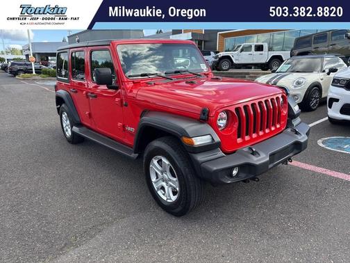 Firecracker Red Clearcoat 2021 Jeep Wrangler Unlimited Sport