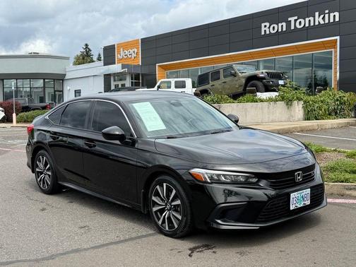 Black 2022 Honda Civic EX