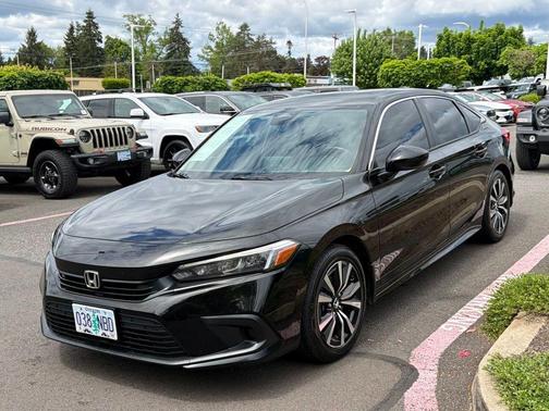 Black 2022 Honda Civic EX