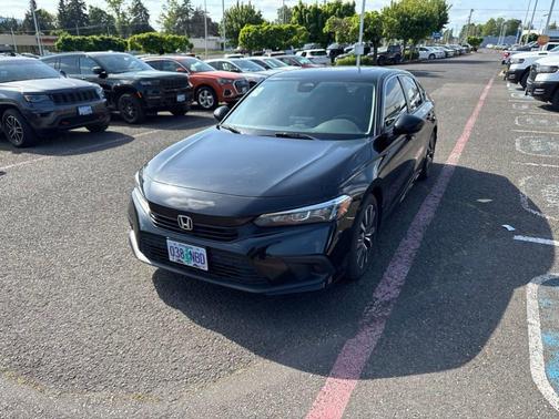 Black 2022 Honda Civic EX