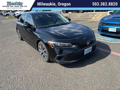 Black 2022 Honda Civic EX