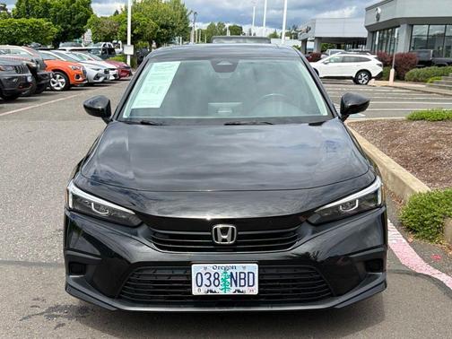 Black 2022 Honda Civic EX