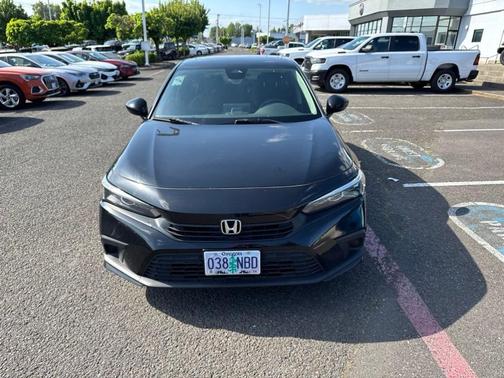Black 2022 Honda Civic EX