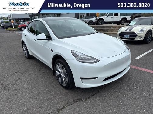 Pearl White Multi 2021 Tesla Model Y Long Range