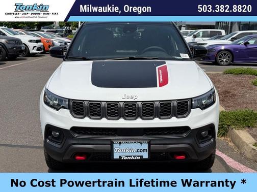 Bright White Clearcoat 2026 Jeep Compass Trailhawk