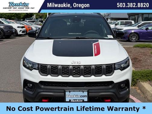 Bright White Clearcoat 2026 Jeep Compass Trailhawk