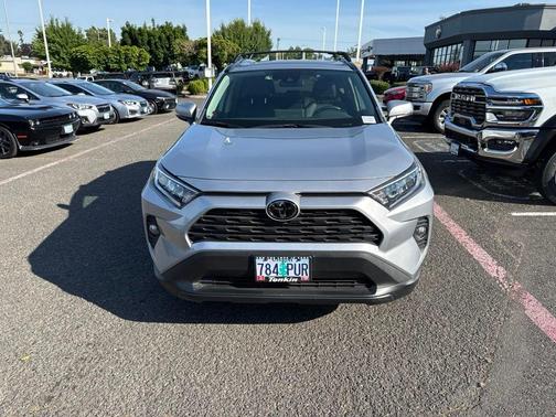 Silver Sky Metallic 2021 Toyota RAV4 XLE Premium