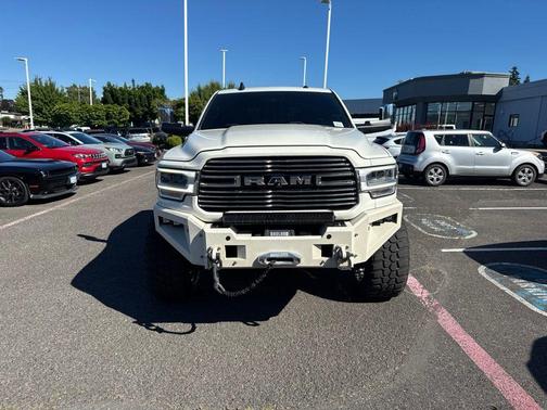 Pearl White 2020 RAM 3500 Laramie