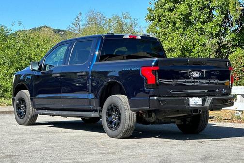 Blue Metallic 2025 Ford F-150 Lightning XLT