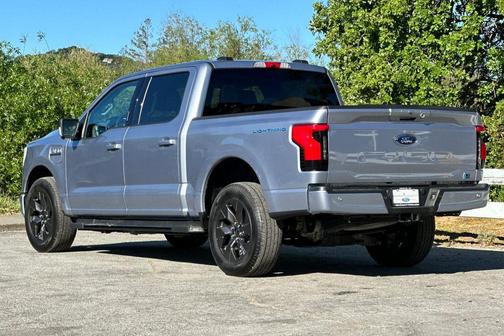 Iced Blue Silver Metallic 2022 Ford F-150 Lightning XLT