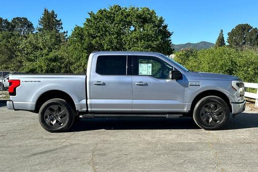 Iced Blue Silver Metallic 2022 Ford F-150 Lightning XLT