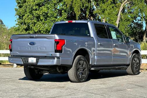 Iced Blue Silver Metallic 2022 Ford F-150 Lightning XLT