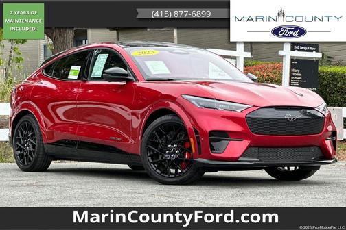 Rapid Red Metallic Tinted Clearcoat 2023 Ford Mustang Mach-E GT