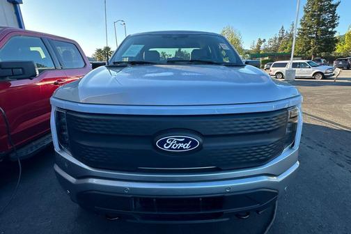 Silver Metallic 2025 Ford F-150 Lightning Flash