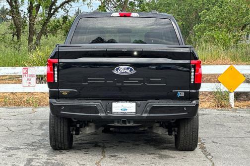 Black Metallic 2025 Ford F-150 Lightning Flash