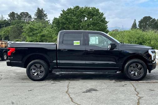 Black Metallic 2025 Ford F-150 Lightning Flash