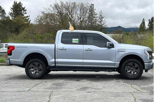 Blue Silver Metallic 2022 Ford F-150 Lightning LARIAT