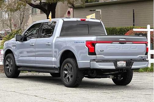 Blue Silver Metallic 2022 Ford F-150 Lightning LARIAT