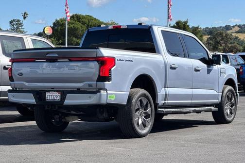 Blue Silver Metallic 2022 Ford F-150 Lightning LARIAT