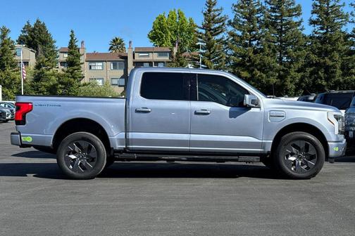 Blue Silver Metallic 2022 Ford F-150 Lightning LARIAT
