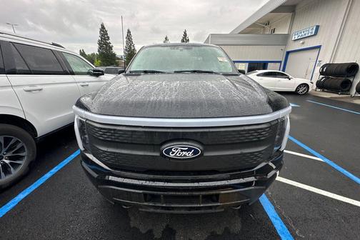 Black Metallic 2025 Ford F-150 Lightning XLT