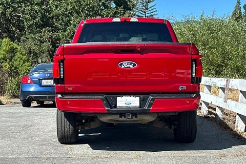 Red Metallic 2025 Ford F-150 Lightning Pro