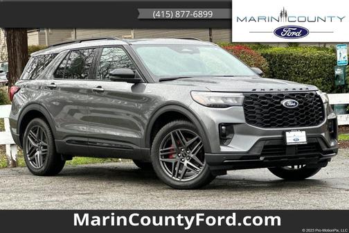 Carbonized Gray Metallic 2026 Ford Explorer ST-Line