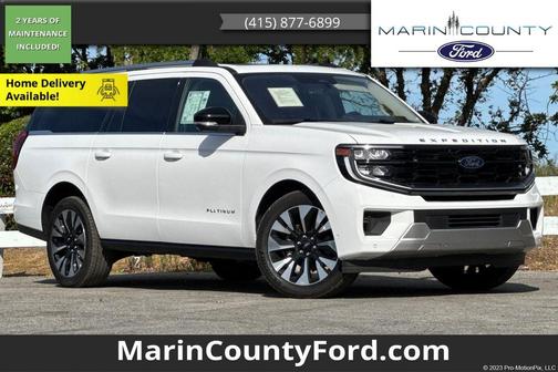 Oxford White 2025 Ford Expedition Max Platinum