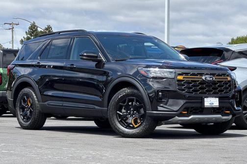 Agate Black Metallic 2026 Ford Explorer Tremor