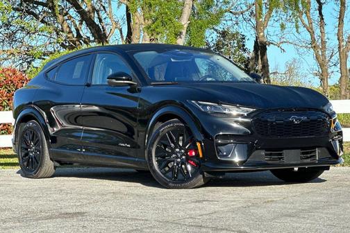 Shadow Black 2025 Ford Mustang Mach-E Premium