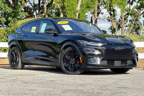Shadow Black 2025 Ford Mustang Mach-E GT