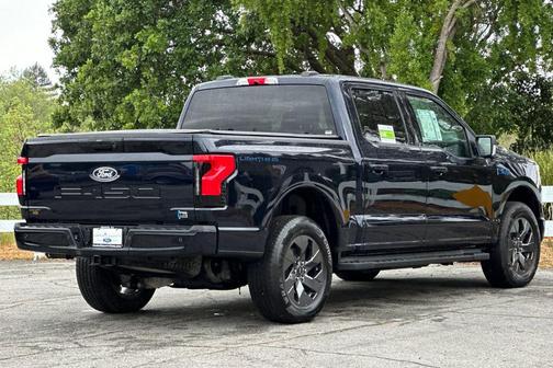 Blue Metallic 2025 Ford F-150 Lightning Flash