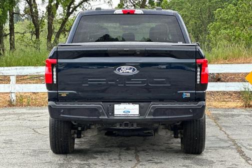 Blue Metallic 2025 Ford F-150 Lightning Flash