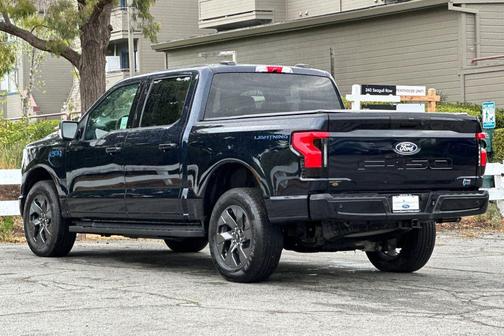 Blue Metallic 2025 Ford F-150 Lightning Flash
