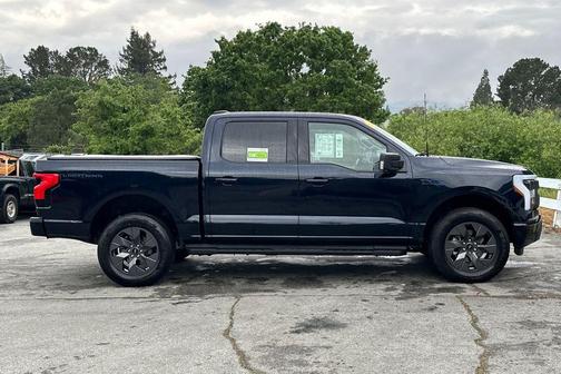 Blue Metallic 2025 Ford F-150 Lightning Flash
