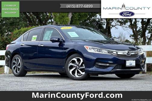 Still Night Pearl 2017 Honda Accord EX-L