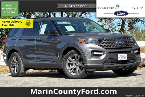 Carbonized Gray Metallic 2023 Ford Explorer XLT