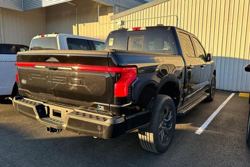 Black Metallic 2025 Ford F-150 Lightning LARIAT