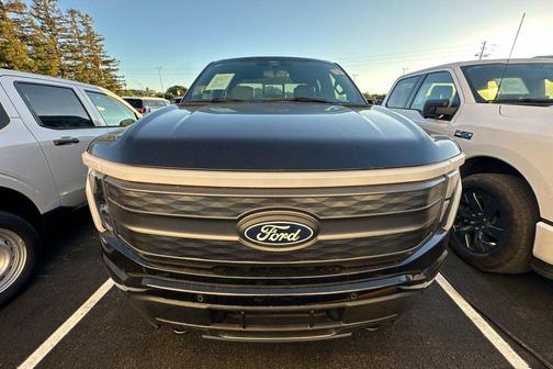 Black Metallic 2025 Ford F-150 Lightning LARIAT