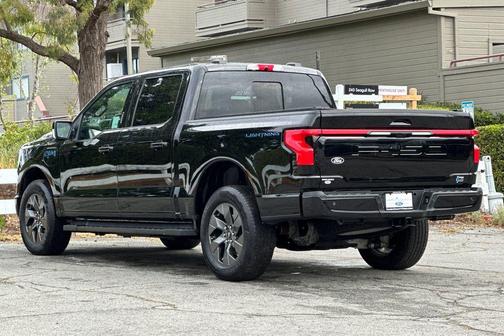 Black Metallic 2025 Ford F-150 Lightning LARIAT
