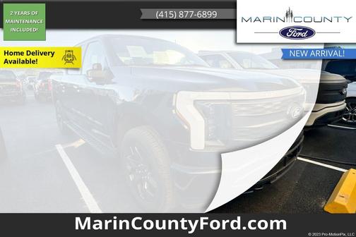 Black Metallic 2025 Ford F-150 Lightning LARIAT