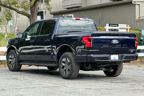 Blue Metallic 2025 Ford F-150 Lightning Flash