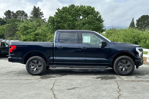 Blue Metallic 2025 Ford F-150 Lightning Flash