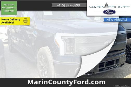 Blue Metallic 2025 Ford F-150 Lightning Flash