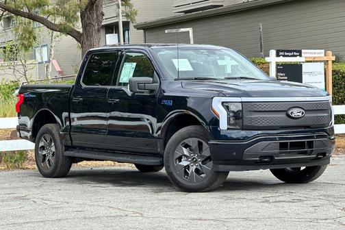 Blue Metallic 2025 Ford F-150 Lightning Flash