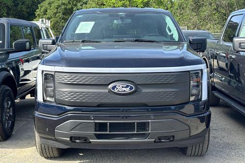 Blue Metallic 2025 Ford F-150 Lightning Flash