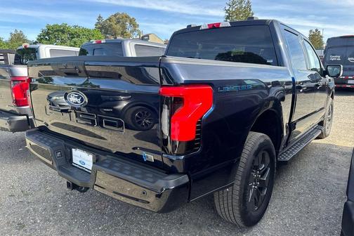 Blue Metallic 2025 Ford F-150 Lightning Flash
