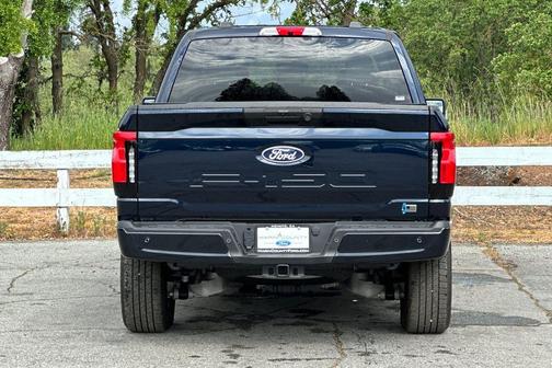 Blue Metallic 2025 Ford F-150 Lightning Flash
